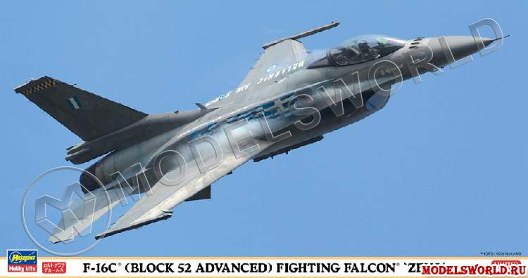 Склеиваемая пластиковая модель самолет F-16C Block 52 Advanced. Масштаб 1:48 - фото 1