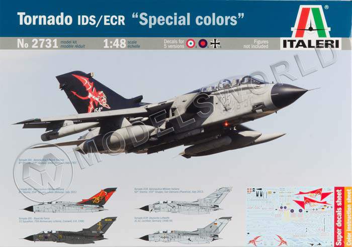 Склеиваемая пластиковая модель самолет  TORNATO IDS/ECR "Special colors" (1:48) - фото 1