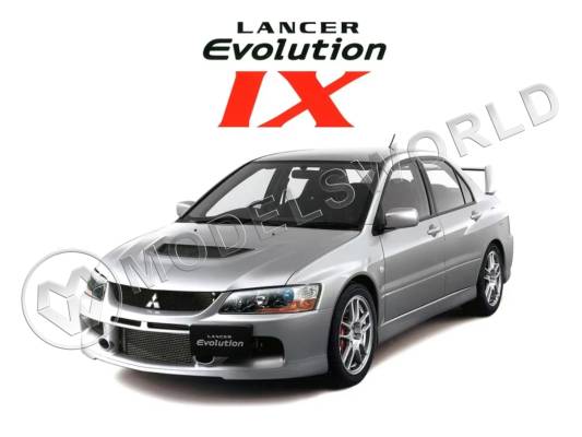 Склеиваемая пластиковая модель автомобиль Mitsubishi Lancer Evolution IX GSP. Масштаб 1:24
