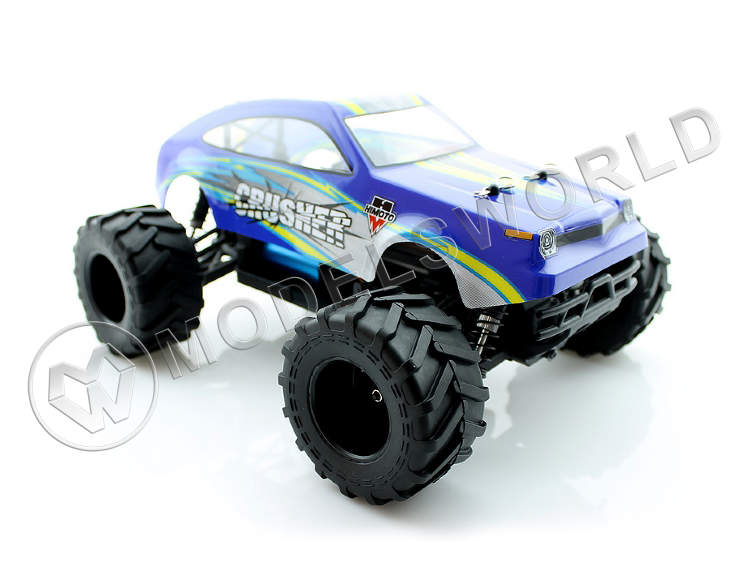 Радиоуправляемая модель автомобиля монстр Himoto Crasher Brushless 4WD 2.4G 1/18 RTR + Li-Po и З/У - фото 1