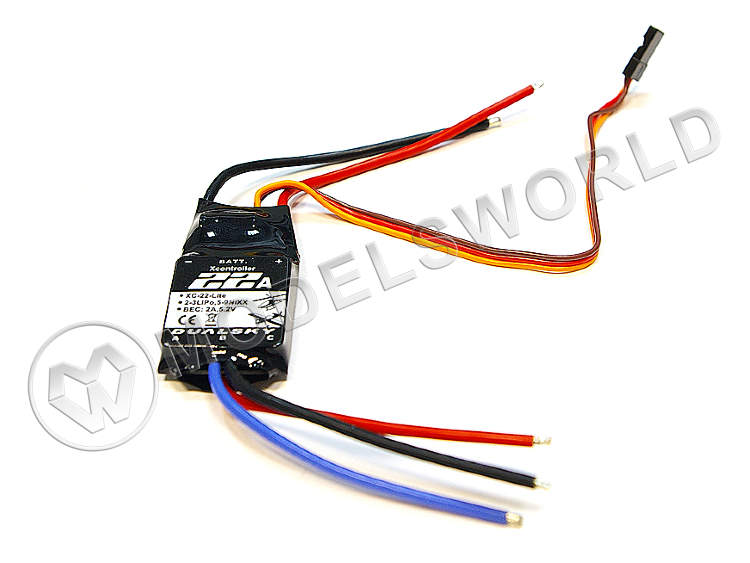 Электронный регулятор скорости Dualsky ESC XC-22-Lite авиа, 22А, 7.4-11.1V - фото 1