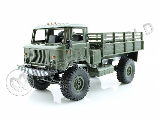Радиоуправляемая модель WPL советский армейский грузовик (зеленая) 4WD 2.4G 1/16 KIT