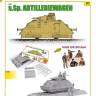 Склеиваемая пластиковая модель танка s.Sp.Artilleriewagen + Waffen Tank Crew. Масштаб 1:35
