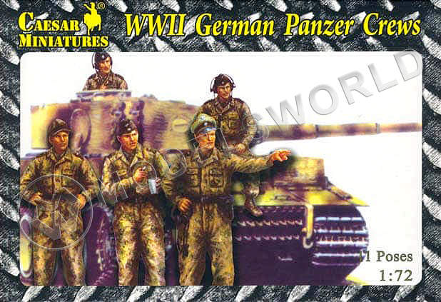 Немецкие танкисты IIМВ. Масштаб 1:72 - фото 1