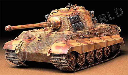 Склеиваемая пластиковая модель Танк King Tiger "Production Turret". Масштаб 1:35 - фото 1