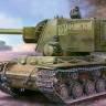 Склеиваемая пластиковая модель KV "Big Turret" Tank. Масштаб 1:48