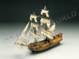 Набор для постройки модели корабля GOLDEN STAR английский бриг XVII в. Масштаб 1:150