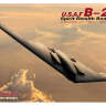 Склеиваемая пластиковая модель Американский стратегический бомбардировщик B-2A Spirit Stealth. Масштаб 1:72