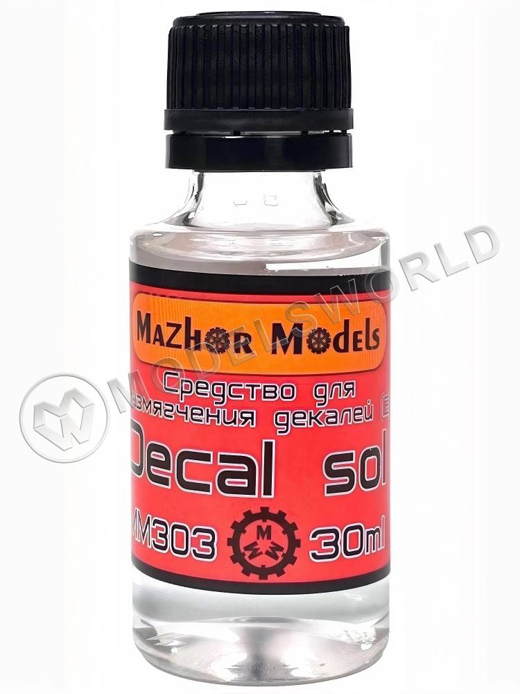 Средство для размягчения декалей Mazhor Models Клей, 30 мл Средство для размягчения декалей Mazhor Models Клей, 30 мл - фото 1
