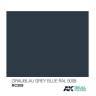 Акриловая лаковая краска AK Interactive Real Colors. Graublau-Grey Blue RAL 5008. 10 мл