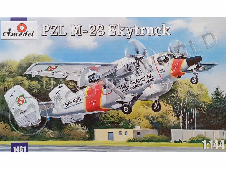 Склеиваемая пластиковая модель самолета PZL M-28 Skytruck. Масштаб 1:144 - фото 1