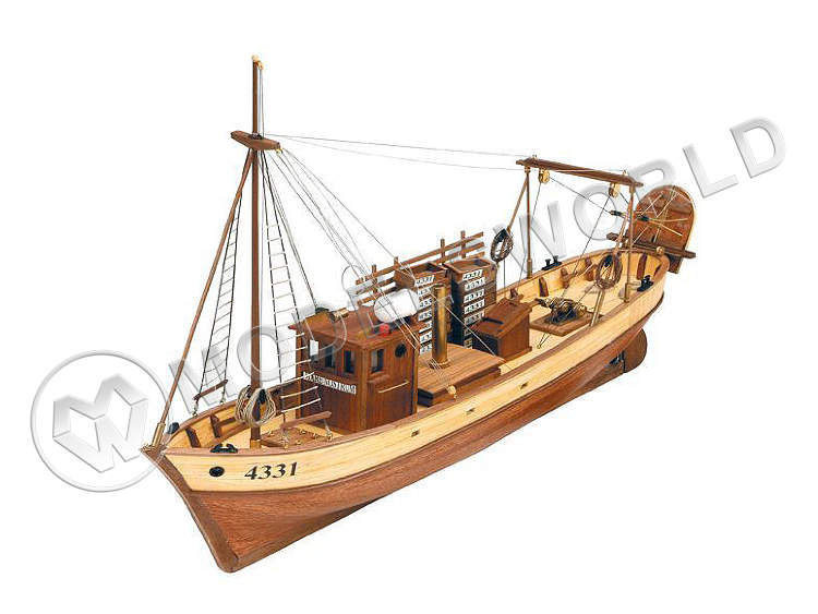 Набор для постройки модели корабля MARE NOSTRUM рыболовный траулер. Масштаб 1:35 - фото 1