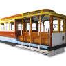Набор для постройки модели канатного трамвая SAN FRANCISCO. Масштаб 1:22