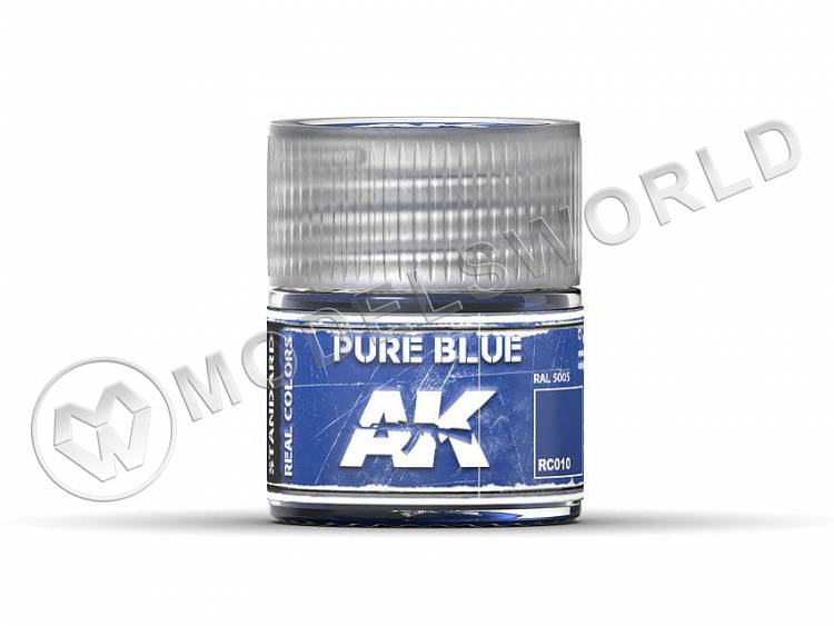 Акриловая лаковая краска AK Interactive Real Colors. Pure Blue. 10 мл - фото 1