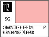Краска на растворителе художественная MR.HOBBY C112 CHARACTER FLESH 2 (Полу-глянцевая) 10мл. - фото 1