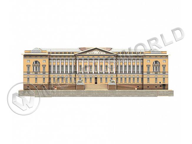 Модель из бумаги "Михайловский дворец" - фото 1