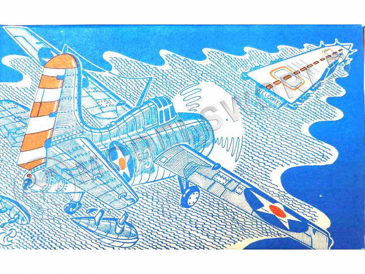 Склеиваемая пластиковая модель Истребитель "Уайлдкэт". Масштаб 1:72 - фото 1