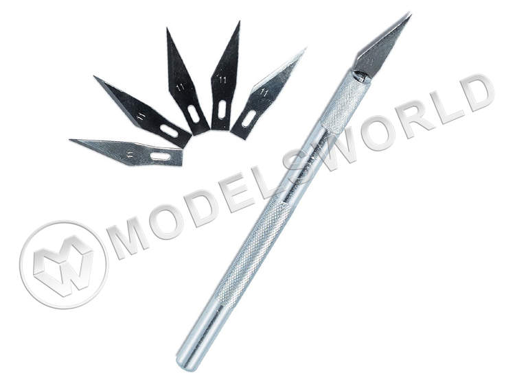 Модельный нож с 5 дополнительными лезвиями - фото 1