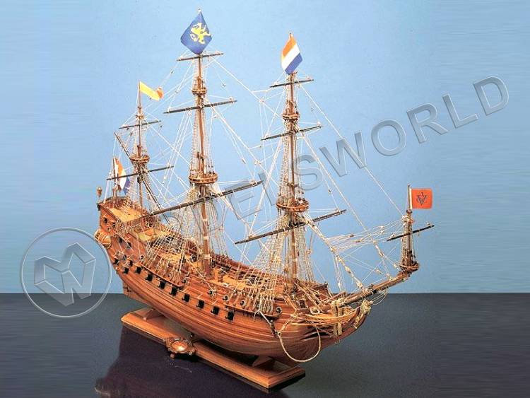 Набор для постройки модели корабля PRINS WILLEM голландский корабль XVII в. Масштаб 1:100 - фото 1