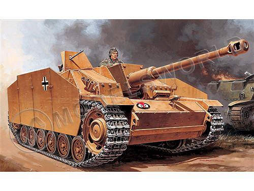 Склеиваемая пластиковая модель Немецкая САУ Sf.Kfz. 142 Stug III Ausf. G / StuH '42. Масштаб 1:72 - фото 1