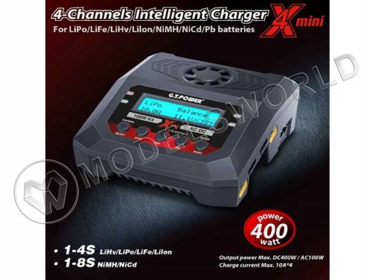 Универсальное зарядное устройство G.T.Power X4MINI