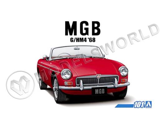 Склеиваемая пластиковая модель автомобиль BLMC G/HM4 MG-B MＫ-2 '68. Масштаб 1:24