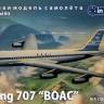 Пластиковая модель 1/144 Boeing 707 авиакомпании BOAC