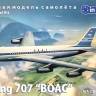 Пластиковая модель 1/144 Boeing 707 авиакомпании BOAC