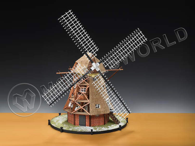 Набор для постройки модели Голландская мельница. Масштаб 1:30 - фото 1