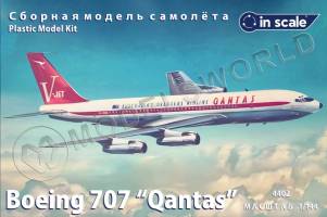 Пластиковая модель 1/144 Boeing 707 авиакомпании Qantas