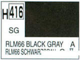 Краска водоразбавляемая художественная MR.HOBBY RLM66 BLACK GRAY (Полу-глянцевая) 10мл. - фото 1