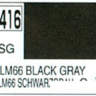 Краска водоразбавляемая художественная MR.HOBBY RLM66 BLACK GRAY (Полу-глянцевая) 10мл.