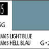 Краска на растворителе художественная MR.HOBBY C115 RLM65 LIGHT BLUE (Полу-глянцевая) 10мл.