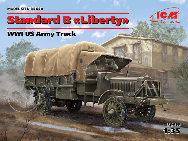 Склеиваемая пластиковая модель Standard B Liberty Американский грузовой автомобиль І МВ. Масштаб 1:35 - фото 1
