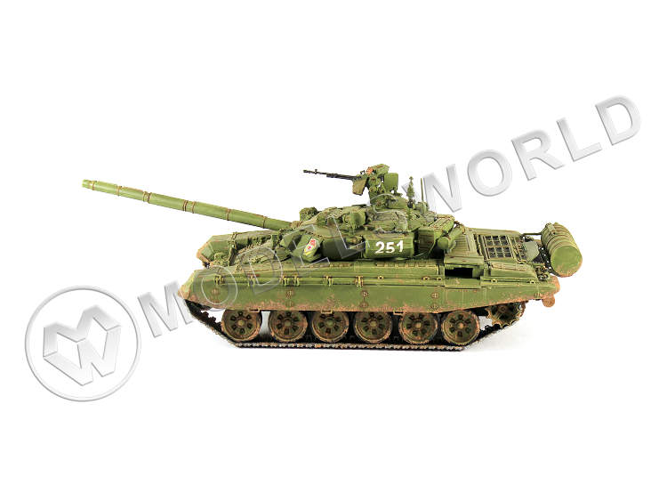 Готовая модель, Российский основной боевой танк Т-90 в масштабе 1:35 - фото 1