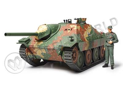 Склеиваемая пластиковая модель немецкая САУ Hetzer Mid Production. Масштаб 1:35