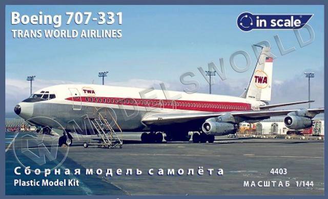 Пластиковая модель 1/144 Boeing 707-331