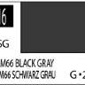 Краска на растворителе художественная MR.HOBBY C116 RLM66 BLACK GRAY (Полу-глянцевая) 10мл.