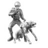 Фигура Офицер подразделения K-9 IDF с собакой. Масштаб 1:16