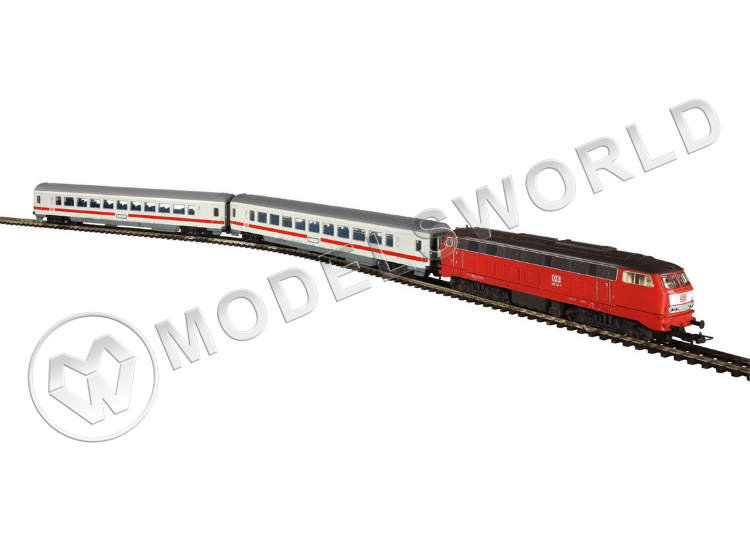 Стартовый набор "Пасажирский поезд с тепловозом BR218", аналоговый - фото 1