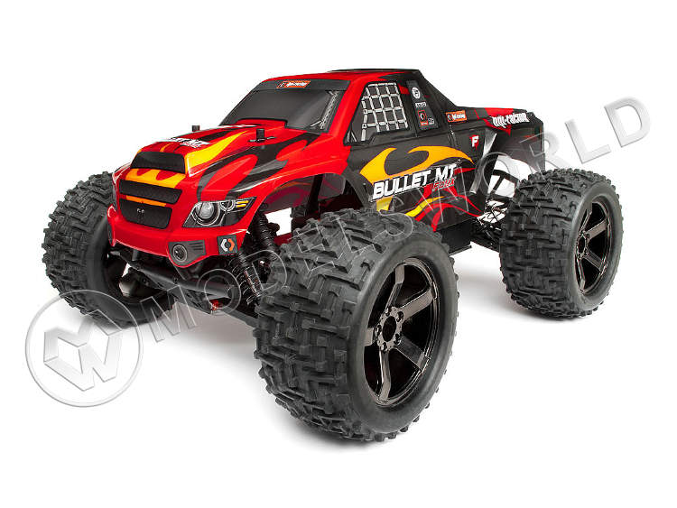 Радиоуправляемая модель автомобиля Монстр 1/10 электро - Bullet MT FLUX RTR 2.4 GHz (влагозащита) 4WD - фото 1