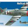 Склеиваемая пластиковая модель самолета Hellcat Mk.I. Weekend. Масштаб 1:72