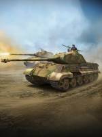 Склеиваемая пластиковая модель Немецкий танк Sd.Kfz.182 King Tiger (Porsche Turret) с циммеритом. Масштаб 1:35