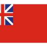Британия на красном английском флаг. Размер 125х80 мм