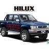 Склеиваемая пластиковая модель Toyota HiLux Pick Up Double Cab 4WD '94. Масштаб 1:24