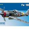 Склеиваемая пластиковая модель самолета Fw 190F-8. Weekend. Масштаб 1:72