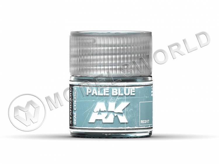 Акриловая лаковая краска AK Interactive Real Colors. Pale Blue. 10 мл - фото 1