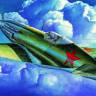 Склеиваемая пластиковая модель самолет MiG-3 Early Version + 1 с начатой сборкой. Масштаб 1:48
