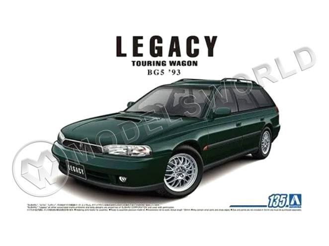 Склеиваемая пластиковая модель Subaru Legacy Touring Wagon '93. Масштаб 1:24 - фото 1