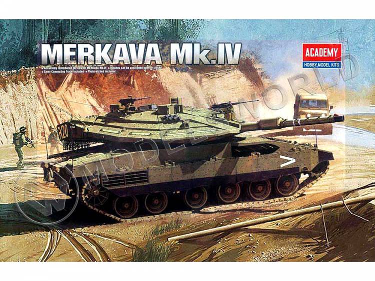 Склеиваемая пластиковая модель Израильский танк Merkava Mk.IV. Масштаб 1:35 - фото 1
